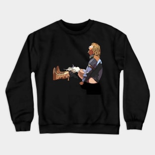 Funny Bathroom Crewneck Sweatshirt